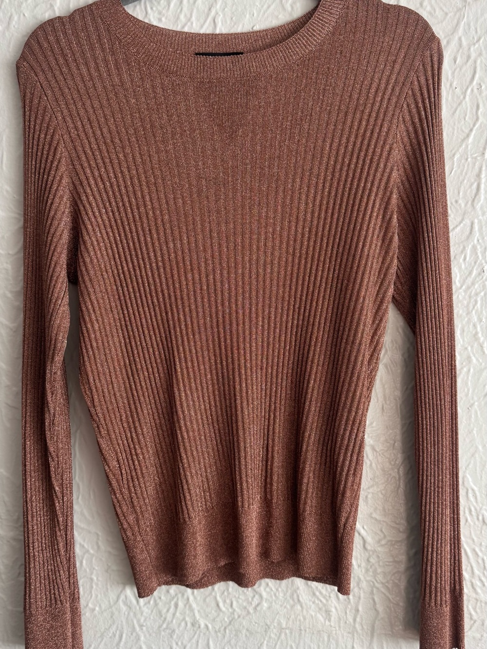 A.P.C. Shimmering Ribbed Top Size M - Picture 9 of 10